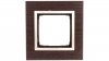 Simon 54 Nature Ramka pojedyncza drewno ZŁOTE WENGE DRN1/85